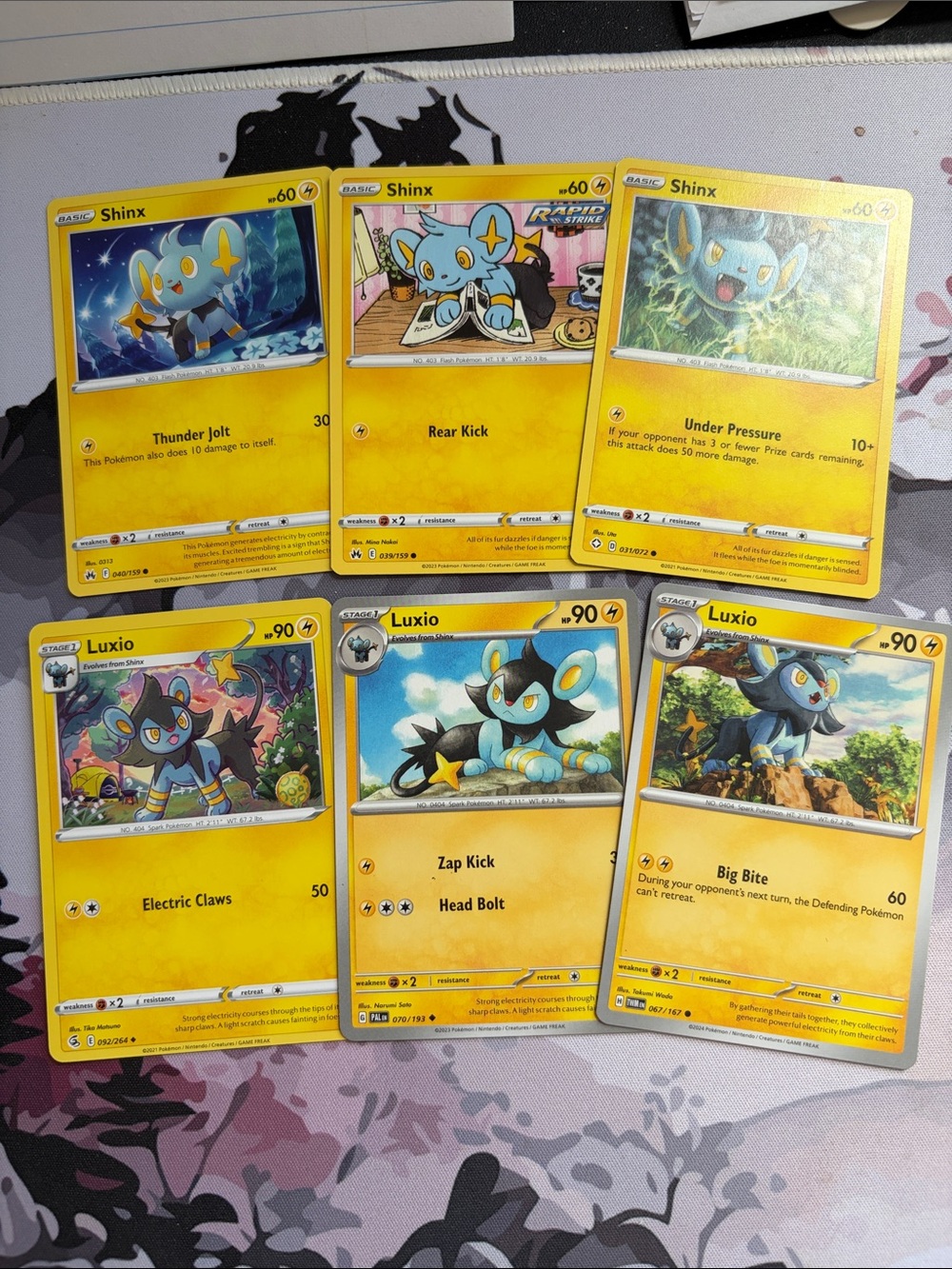 Shinx & Luxio Collection Lot | 6 Pokémon Cards | ✨5/$25✨